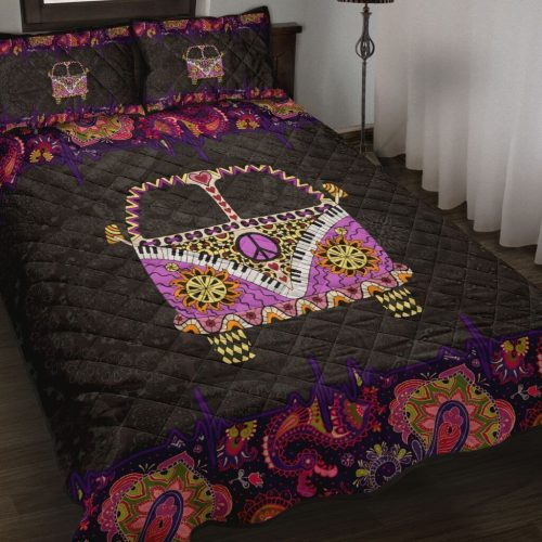 Hippie LSNHI08BD Premium Quilt Bedding Set