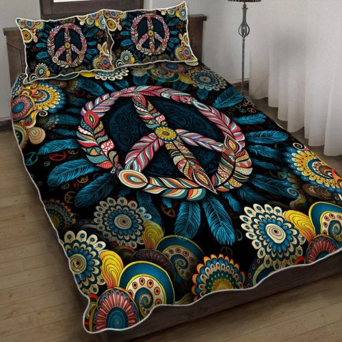 Hippie UXHI28BD Premium Quilt Bedding Set