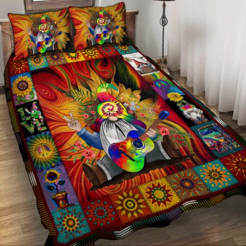 Hippie LSNHI08BD Premium Quilt Bedding Set