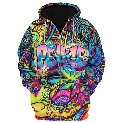 HIPPIE HBL-HP-35 Premium Microfleece Zip Hoodie