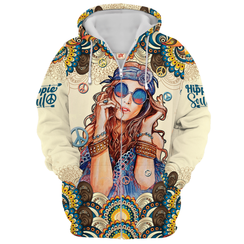 HIPPIE NV-HP-28 Premium Microfleece Zip Hoodie