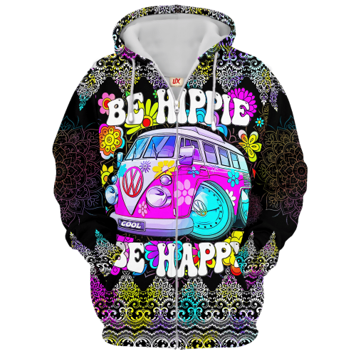 HIPPIE NV-HP-29 Premium Microfleece Zip Hoodie