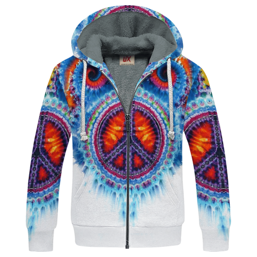 HIPPIE NV-HP-30 Premium Heavy Fleece Zip Hoodie