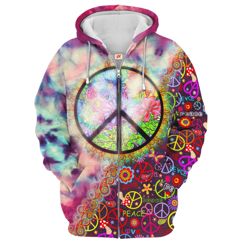 HIPPIE HBL-HP-20 Premium Microfleece Zip Hoodie