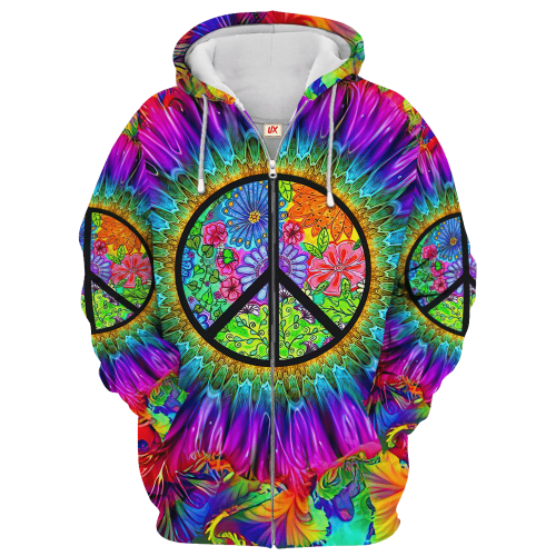 HIPPIE HBL-HP-25 Premium Microfleece Zip Hoodie