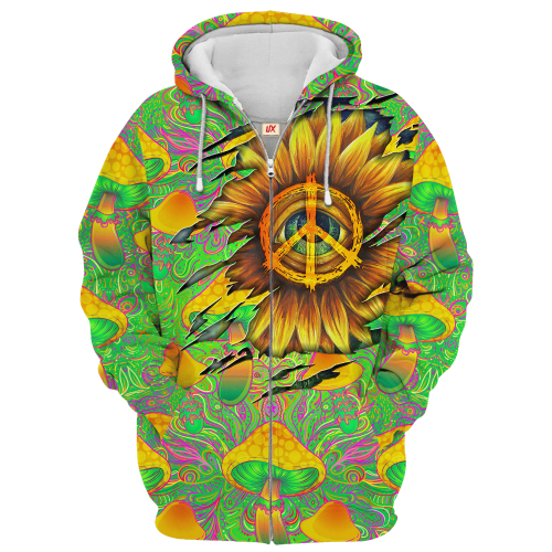 HIPPIE HBL-HP-28 Premium Microfleece Zip Hoodie