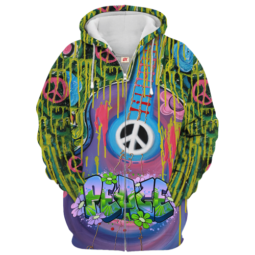 HIPPIE HBL-HP-30 Premium Microfleece Zip Hoodie