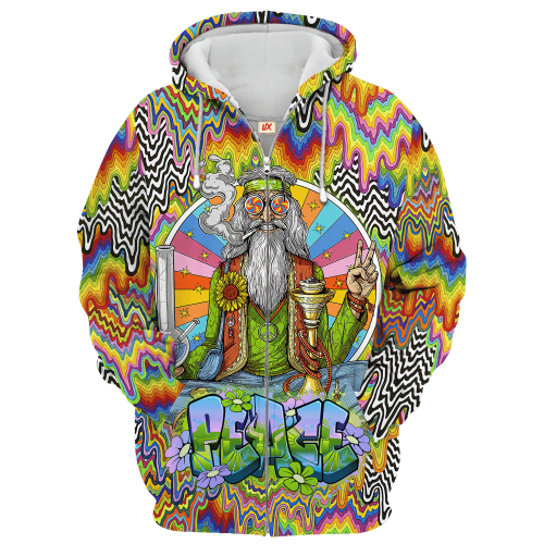 HIPPIE HBL-HP-31 Premium Microfleece Zip Hoodie