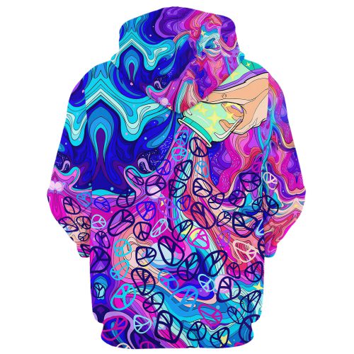 HIPPIE DBA-HP-15 Premium Microfleece Zip Hoodie