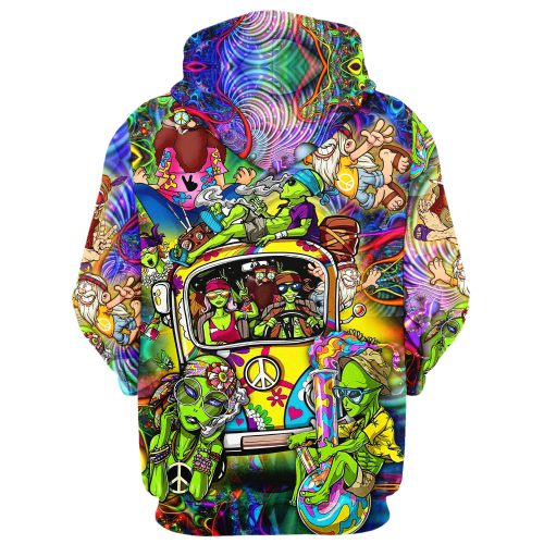 HIPPIE DBA-HP-14 Premium Microfleece Zip Hoodie