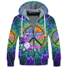 HIPPIE DBA-HP-14 Premium Heavy Fleece Zip Hoodie