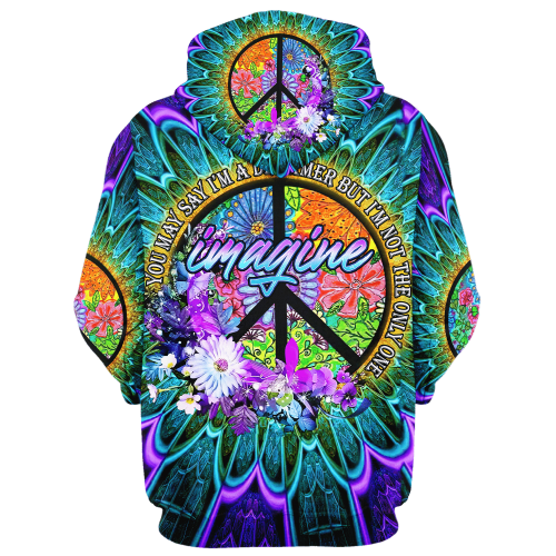 HIPPIE DBA-HP-13 Premium Heavy Fleece Zip Hoodie