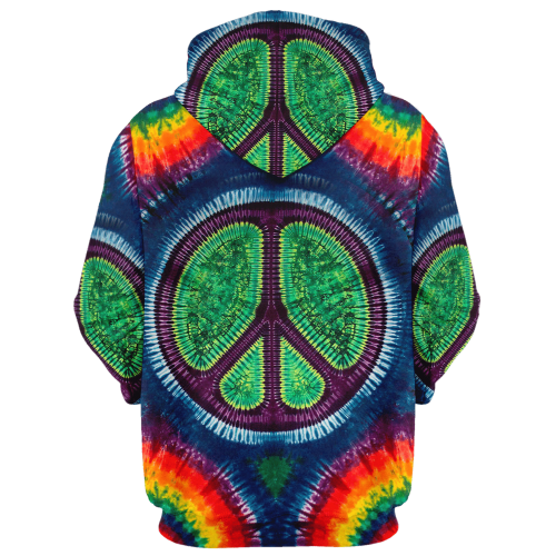 HIPPIE DBA-1503-HP-05 Premium Heavy Fleece Zip Hoodie