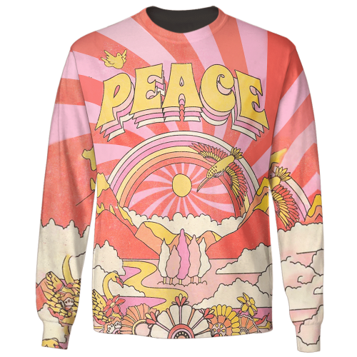 HIPPIE DBA-1503-HP-01 Premium Microfleece Sweatshirt