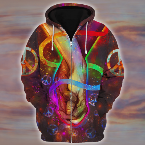 HIPPIE HBL-HP-01 Premium Microfleece Zip Hoodie