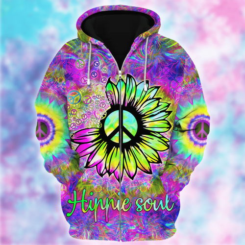 HIPPIE HBL-HP-10 Premium Microfleece Zip Hoodie