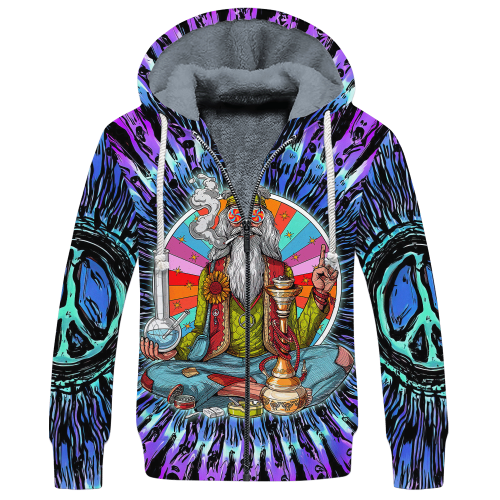 HIPPIE HBL-HP-07 Premium Heavy Fleece Zip Hoodie