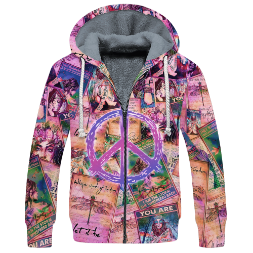 HIPPIE HBL-HP-14 Premium Heavy Fleece Zip Hoodie