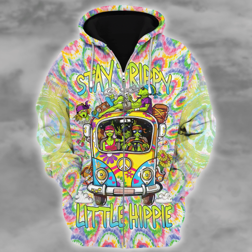 HIPPIE HBL-HP-13 Premium Microfleece Zip Hoodie