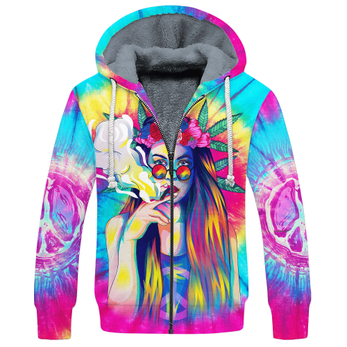 HIPPIE HBL-HP-16 Premium Heavy Fleece Zip Hoodie