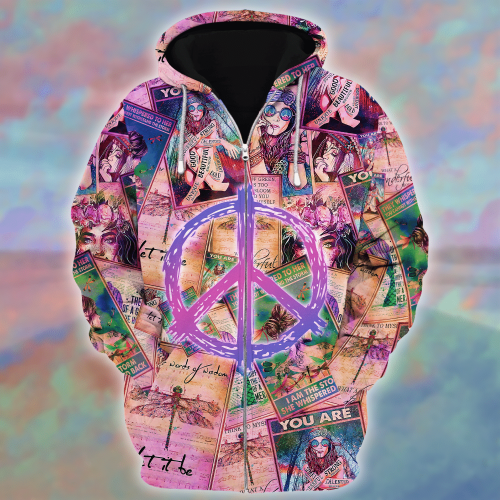 HIPPIE HBL-HP-14 Premium Microfleece Zip Hoodie