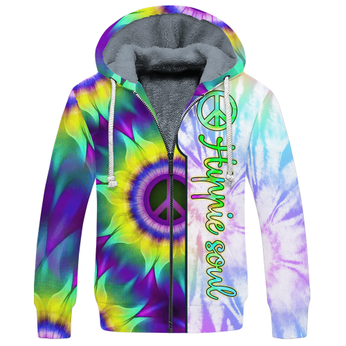 HIPPIE HBL-HP-19 Premium Heavy Fleece Zip Hoodie