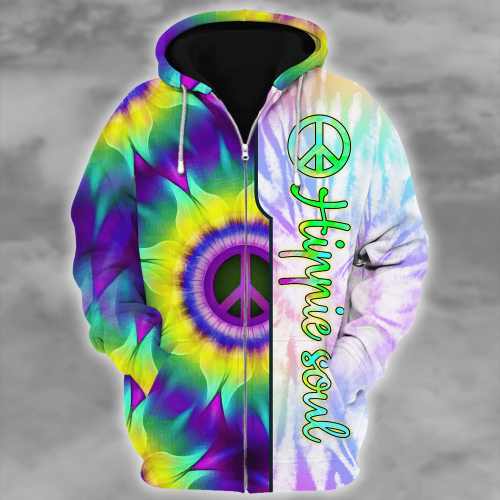 HIPPIE HBL-HP-19 Premium Microfleece Zip Hoodie