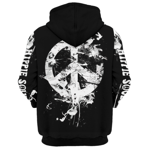 HIPPIE NV-HIPPIE-11 Premium Microfleece Zip Hoodie