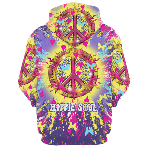 HIPPIE NV-HIPPIE-12 Premium Microfleece Zip Hoodie