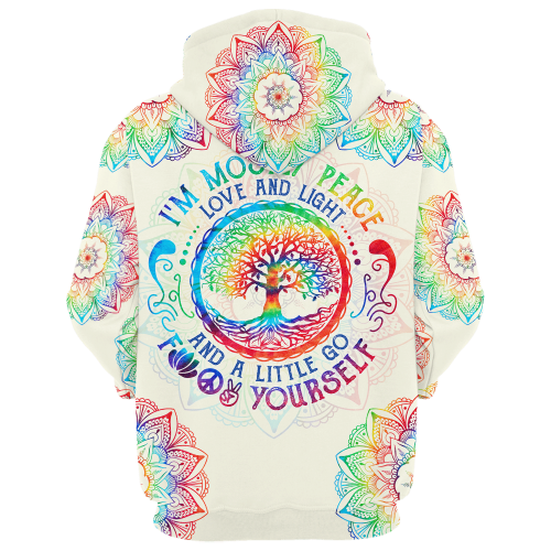 HIPPIE NV-HIPPIE-14 Premium Microfleece Zip Hoodie