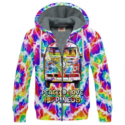 HIPPIE NV-HIPPIE-17 Premium Heavy Fleece Zip Hoodie