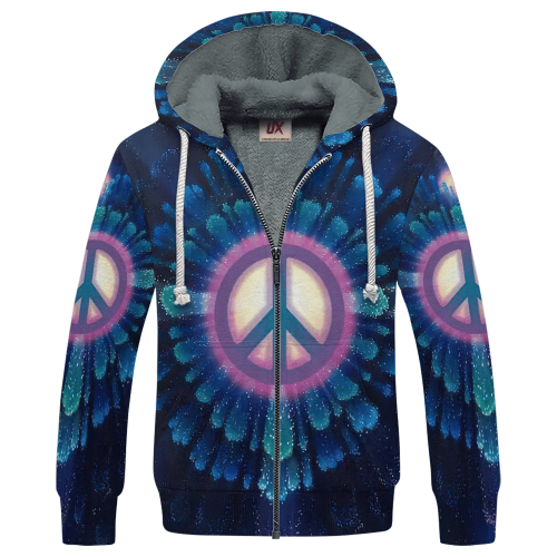 HIPPIE NV-HIPPIE-18 Premium Heavy Fleece Zip Hoodie