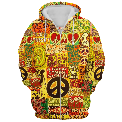 HIPPIE NV-HP-20 Premium Microfleece Zip Hoodie