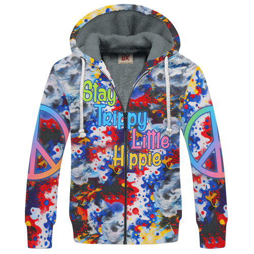 HIPPIE HBL-HP-38 Premium Heavy Fleece Zip Hoodie