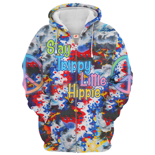 HIPPIE HBL-HP-38 Premium Microfleece Zip Hoodie