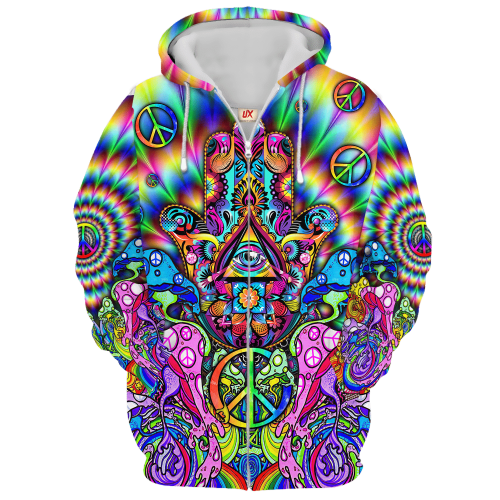 HIPPIE NV-HP-33 Premium Microfleece Zip Hoodie