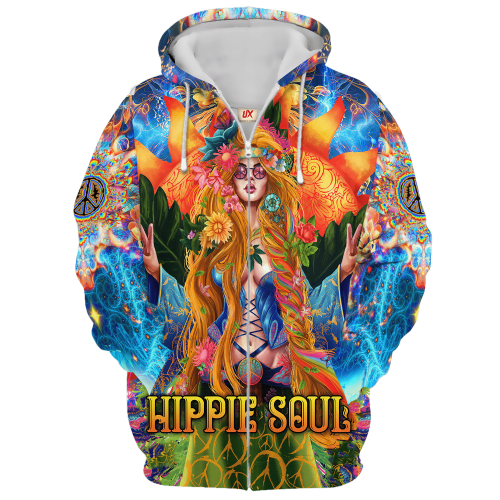 HIPPIE NV-HP-37 Premium Microfleece Zip Hoodie