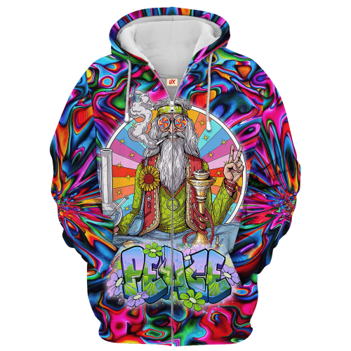 HIPPIE HBL-HP-41 Premium Microfleece Zip Hoodie