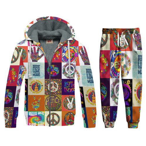 HIPPIE NV-HP-76 Premium Heavy Fleece Zip Hoodie