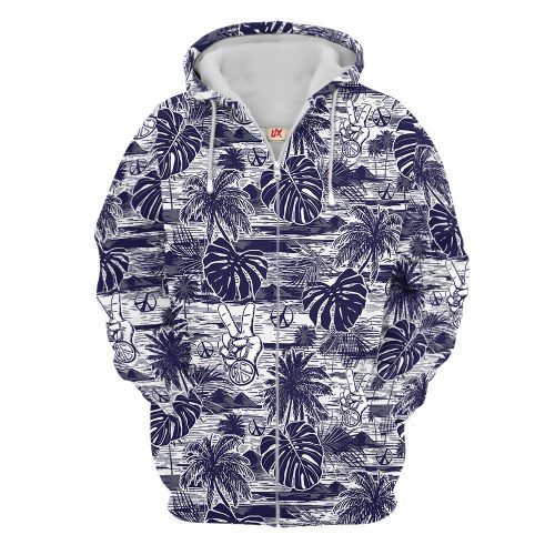 HIPPIE NV-HP-78 Premium Microfleece Zip Hoodie