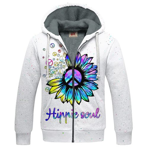 HIPPIE HBLHP63 Premium Heavy Fleece Zip Hoodie