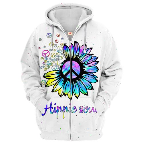 HIPPIE HBLHP63 Premium Microfleece Zip Hoodie