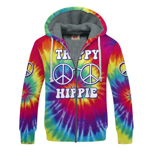 HIPPIE NVHI01 Premium Heavy Fleece Zip Hoodie