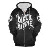 HIPPIE NVHI04 Premium Microfleece Zip Hoodie