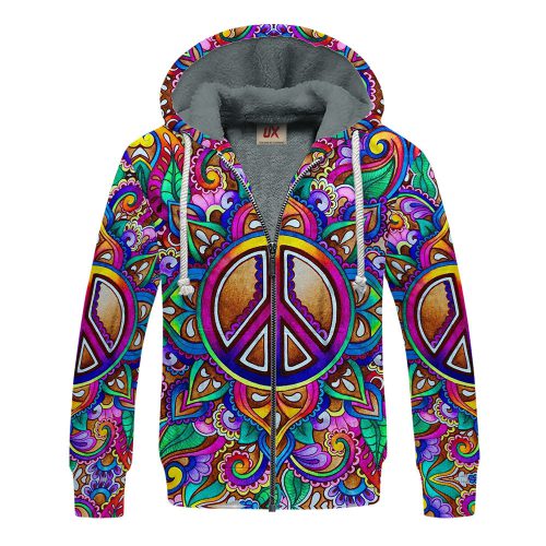 HIPPIE UXHI01 Premium Heavy Fleece Zip Hoodie