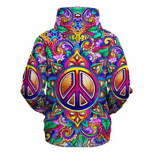 HIPPIE UXHI01 Premium Microfleece Zip Hoodie