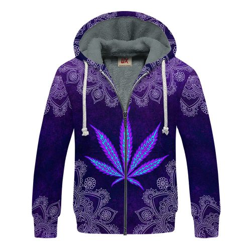 HIPPIE UXHI03 Premium Heavy Fleece Zip Hoodie