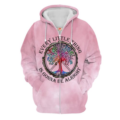 HIPPIE UXHI04 Premium Microfleece Zip Hoodie