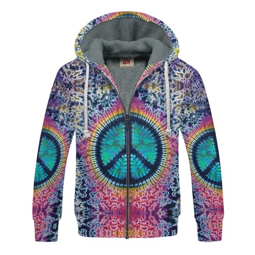 HIPPIE UXHI05 Premium Heavy Fleece Zip Hoodie