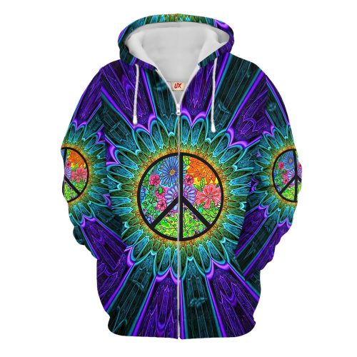 HIPPIE UXHI06 Premium Microfleece Zip Hoodie